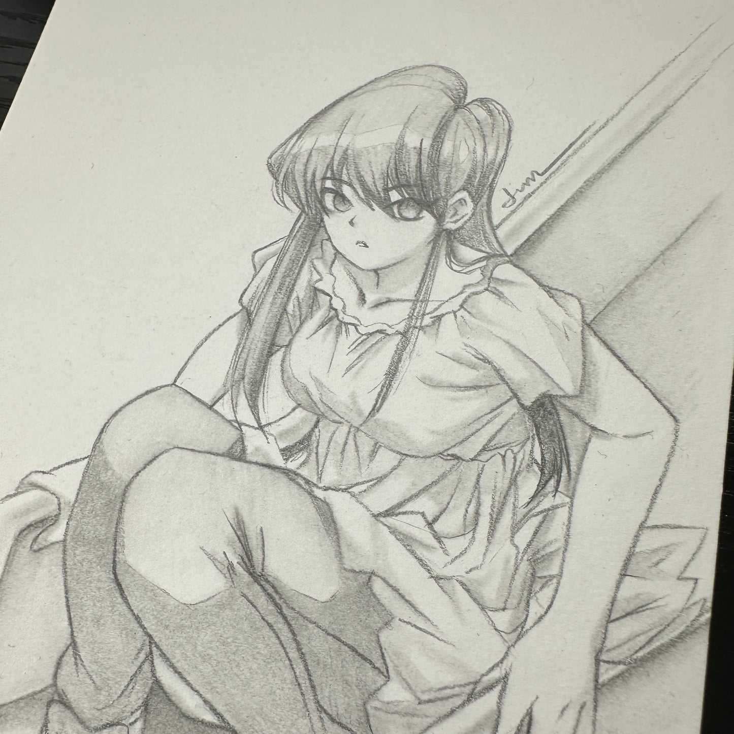 Fotobots Original Pencil Piece “Komi Can’t Communicate” 1 of 1