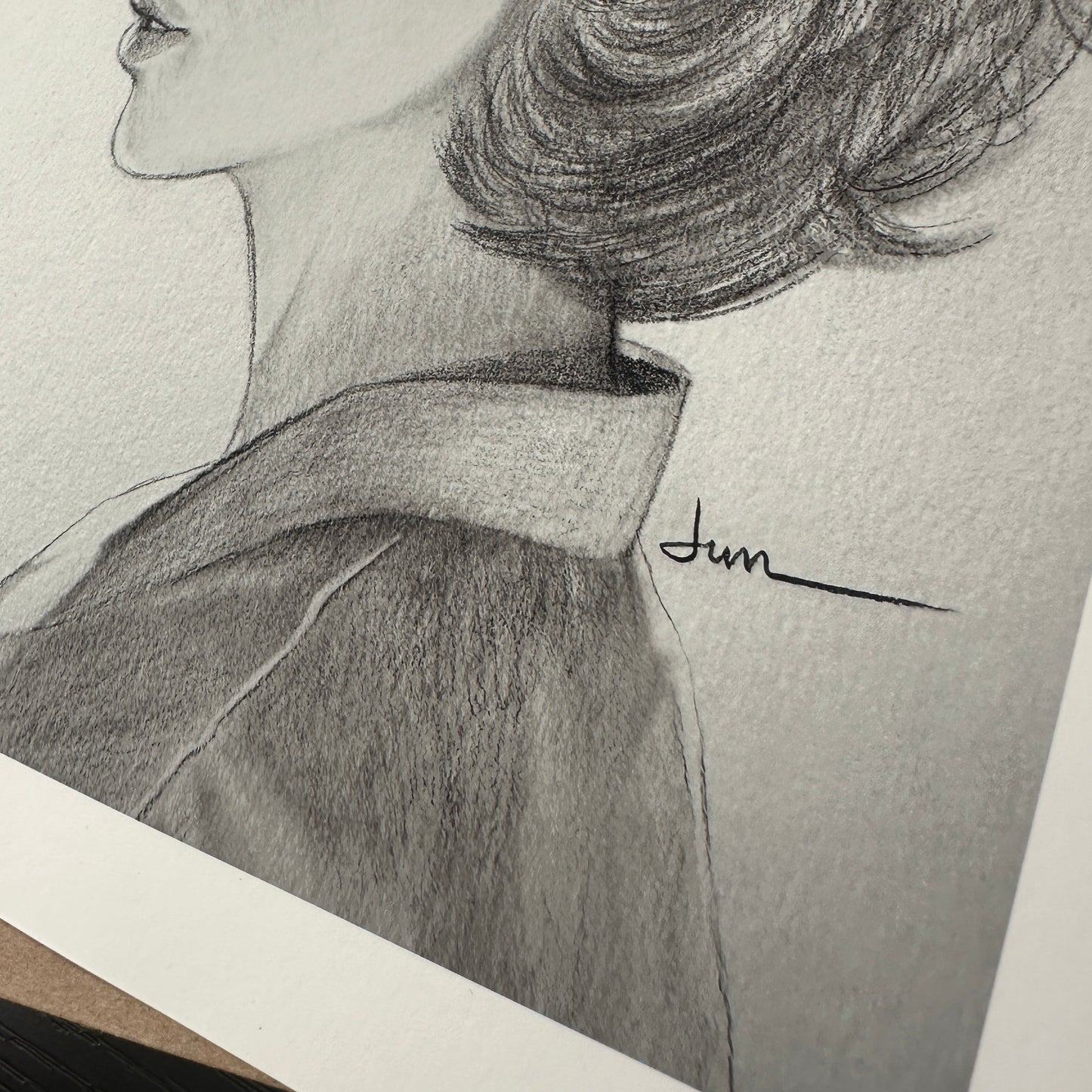 Fotobots Studio Pencil Sketch Fine Art Print