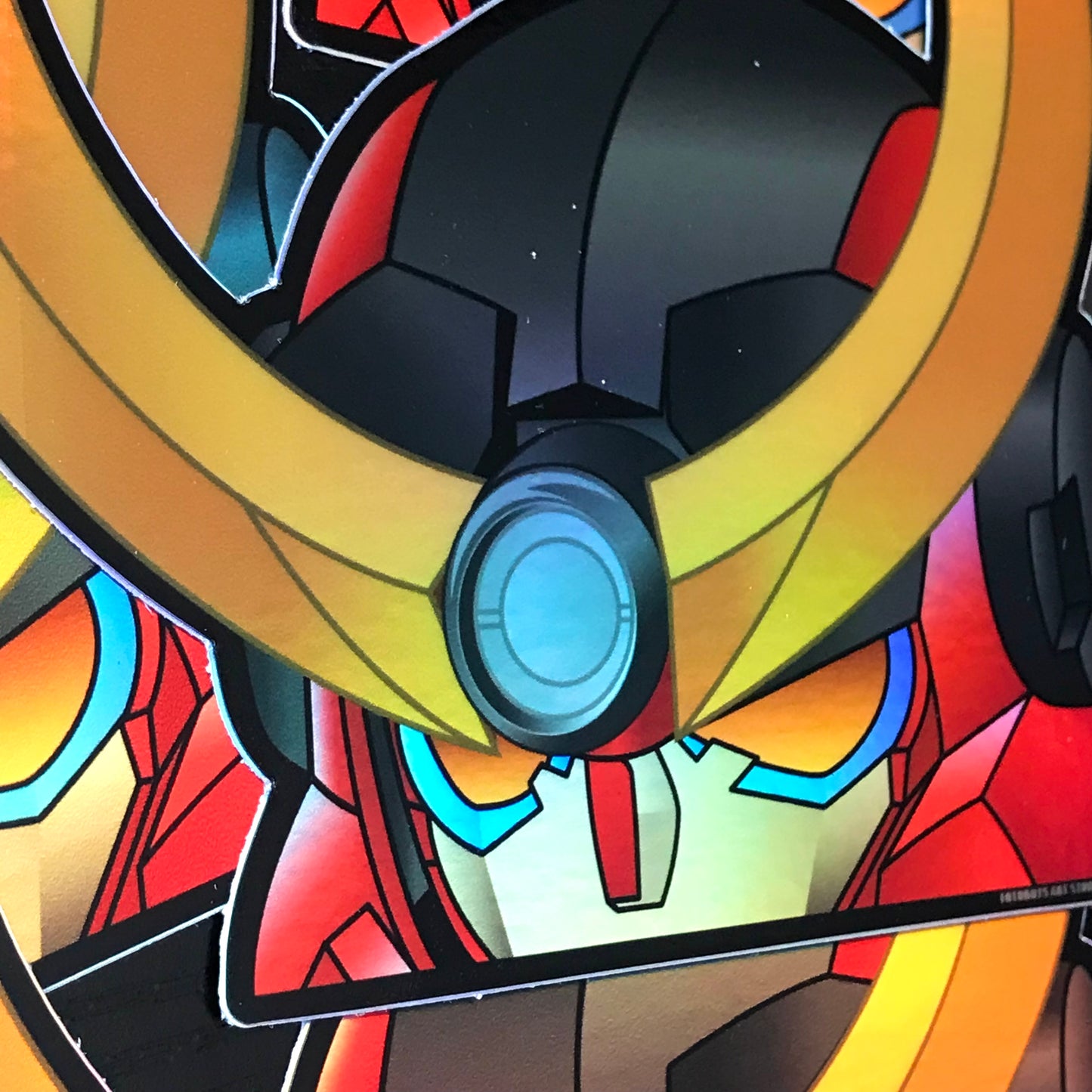 Mecha Rumble Holographic Chibi Gurren Peeker Window Decal