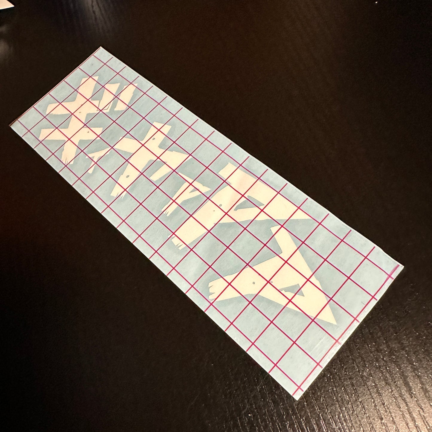 Mecha Rumble Initial D Effect Window Vinyl Decal