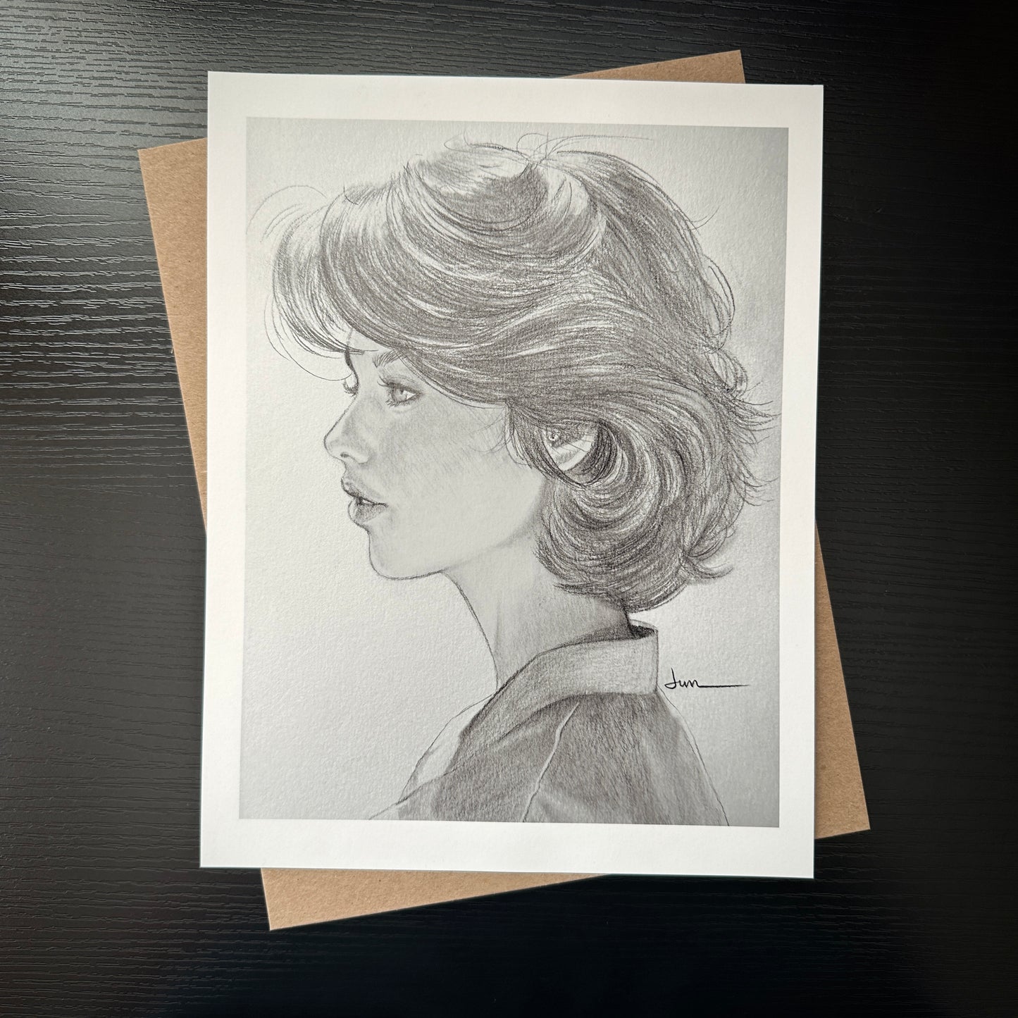 Fotobots Studio Pencil Sketch Fine Art Print