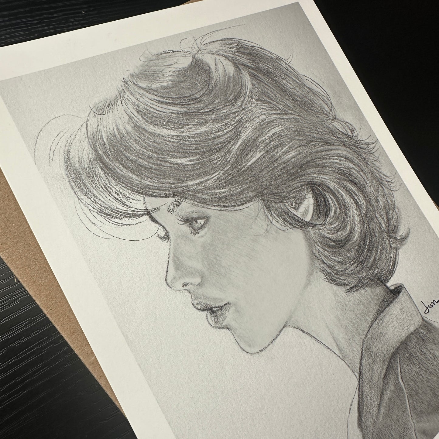 Fotobots Studio Pencil Sketch Fine Art Print