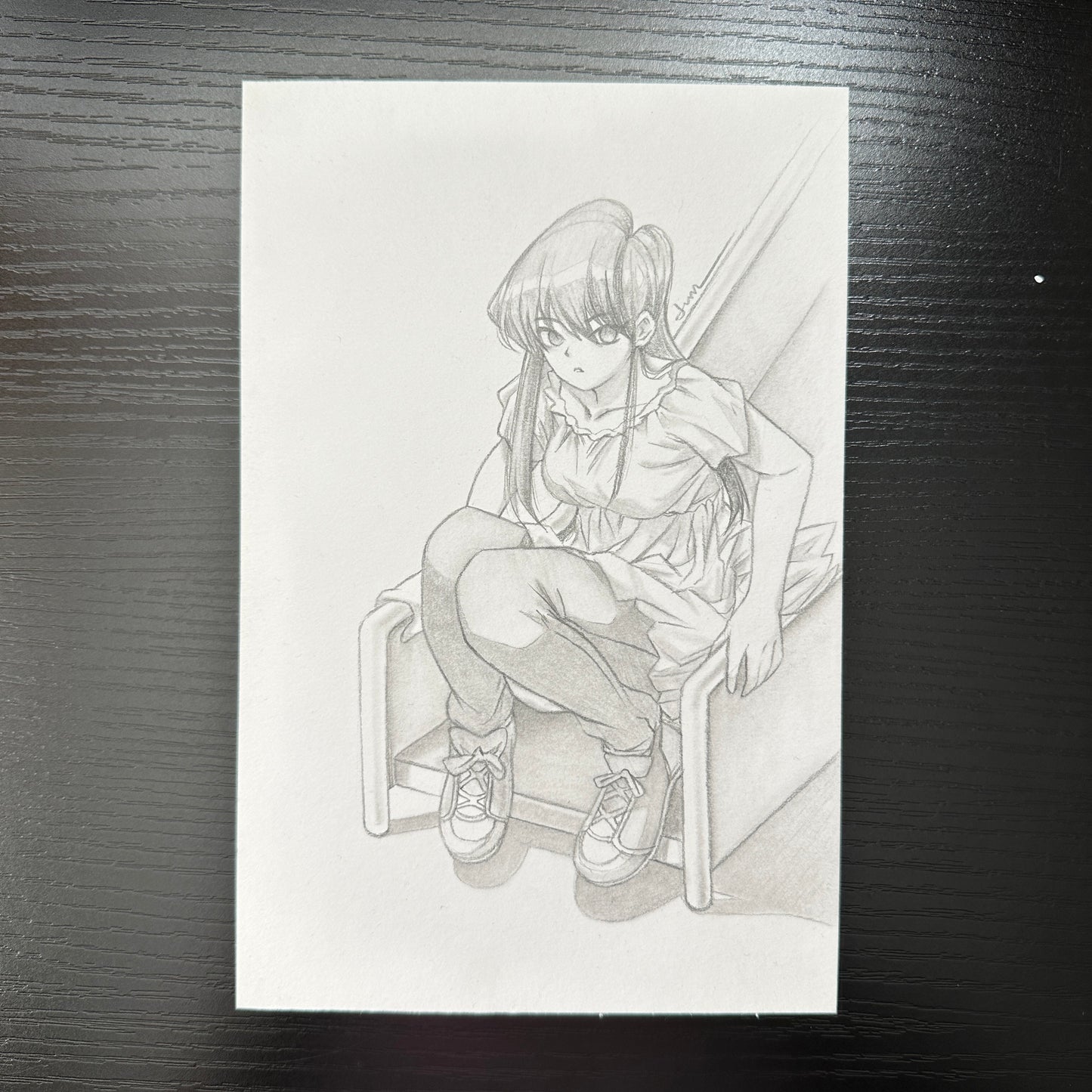 Fotobots Original Pencil Piece “Komi Can’t Communicate” 1 of 1