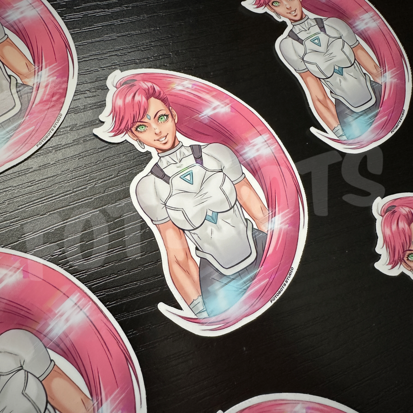 Fotobots Studio Original Future G-Type Heroine Soldier Sticker 2 Pack
